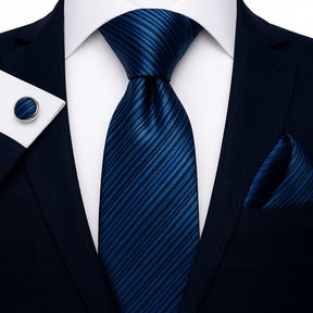 Classic Tie with Pocket Square and Cufflinks