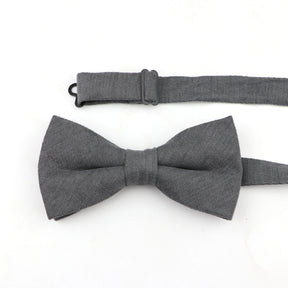 Parent-Child Suede Bow Tie Set