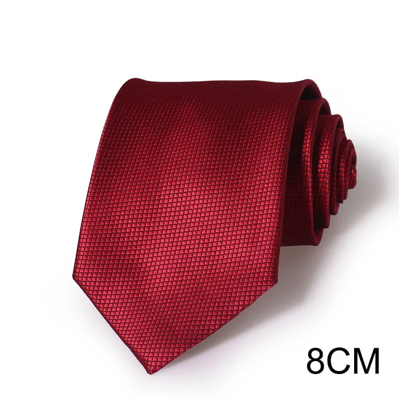 Dark Blue Jacquard Tie