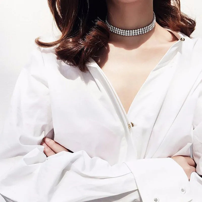 Glamour Gleam Crystal Choker