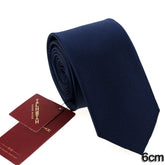 Dark Blue Jacquard Tie