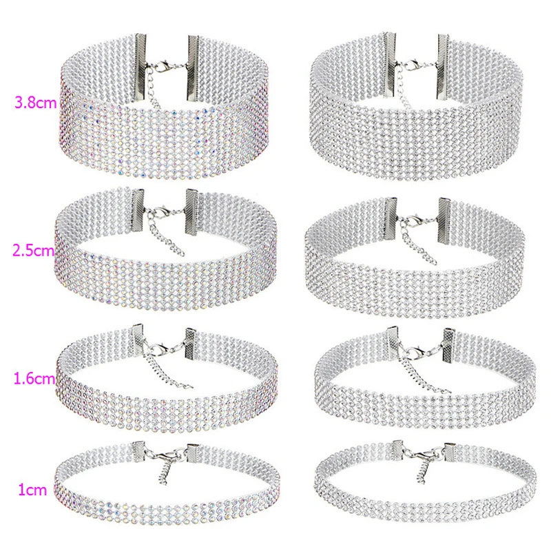 Glamour Gleam Crystal Choker