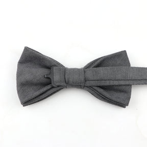 Parent-Child Suede Bow Tie Set