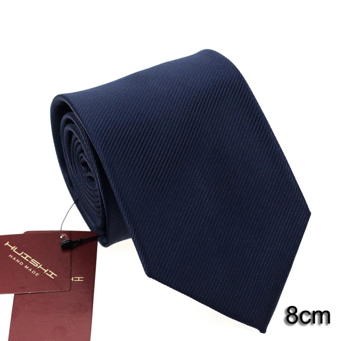 Dark Blue Jacquard Tie