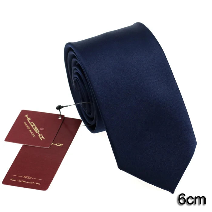 Dark Blue Jacquard Tie