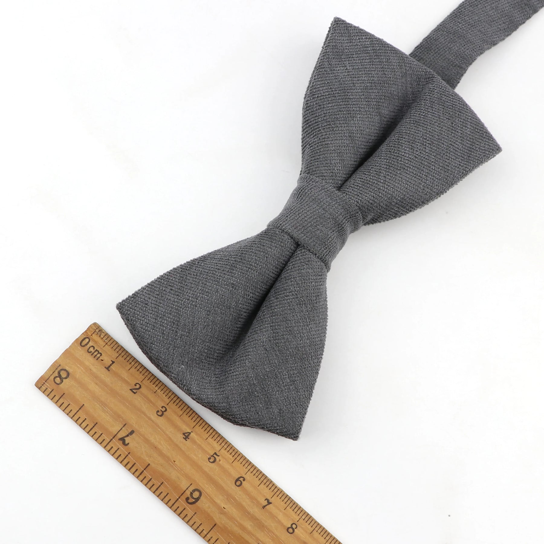 Parent-Child Suede Bow Tie Set