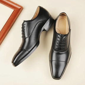 Men’s Genuine Leather Derby Shoes – Timeless Elegance