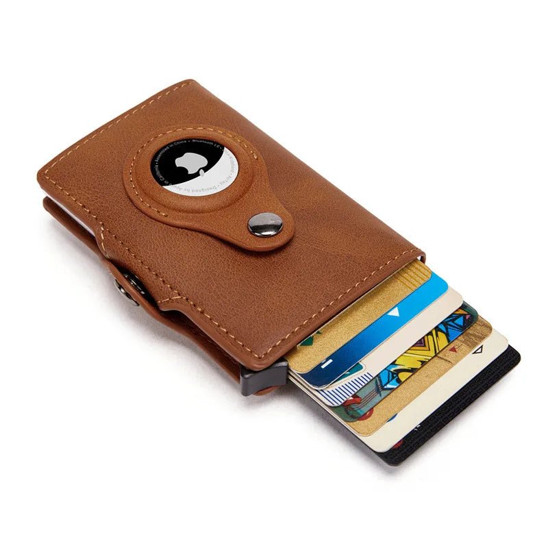 AIRTAG LEATHER WALLET – RECEIVE WATCH &amp; BRACELET