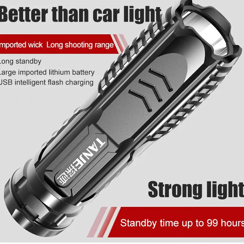 Multifunctional Rechargeable Flashlight