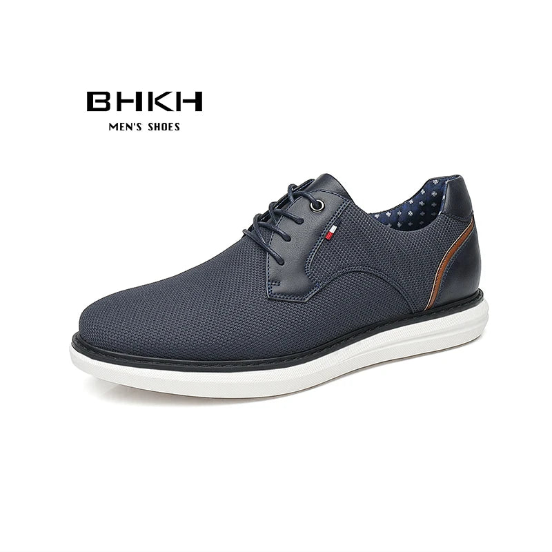 New Men’s Comfortable Luxury Casual Lace-Up Business Dress Shoes