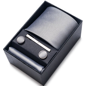 Classic Tie with Pocket Square and Cufflinks