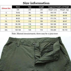 Men’s Summer Tactical Cargo Trousers