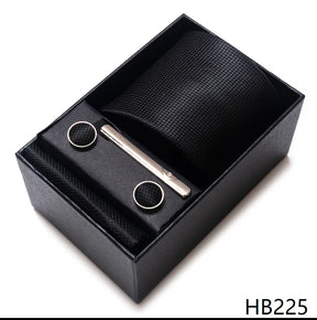 Classic Tie with Pocket Square and Cufflinks