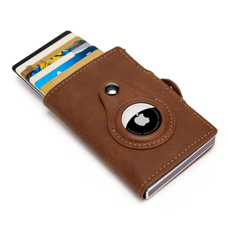 AIRTAG LEATHER WALLET – RECEIVE WATCH &amp; BRACELET