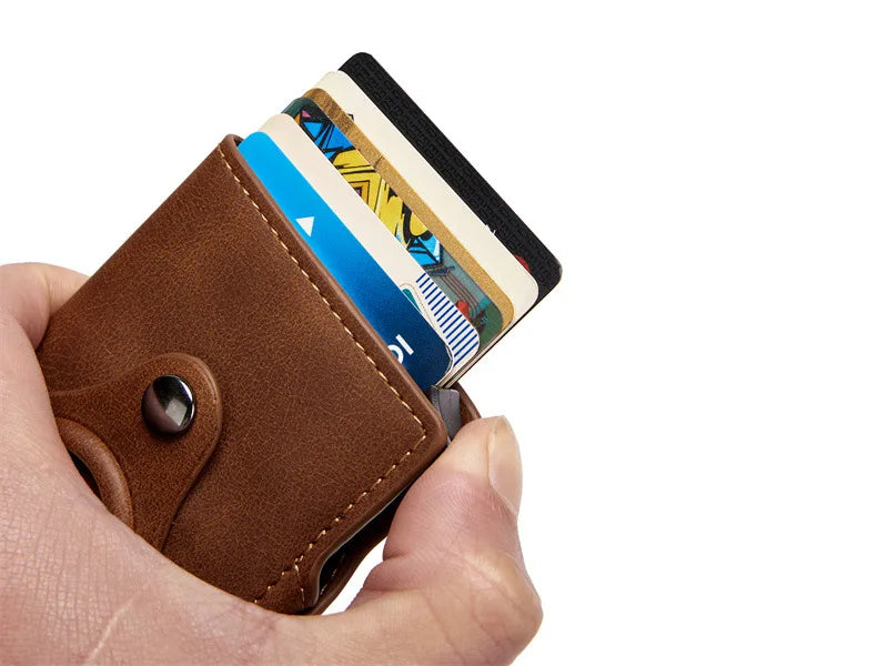 AIRTAG LEATHER WALLET – RECEIVE WATCH &amp; BRACELET