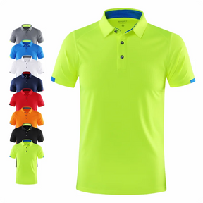 Men’s Casual Sports Quick-Dry Short-Sleeve Polo Shirt