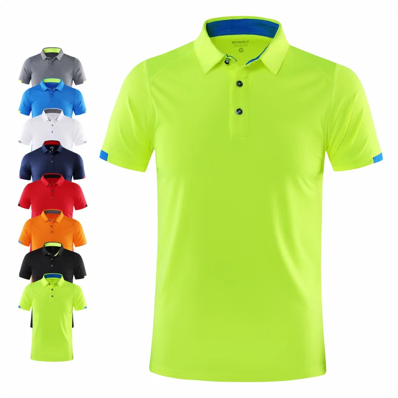 Men’s Casual Sports Quick-Dry Short-Sleeve Polo Shirt