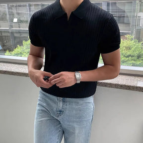 Men’s Summer Slim Fit Quick-Dry Golf Polo Shirt