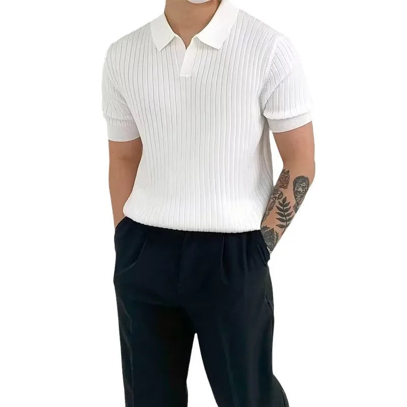Men’s Summer Slim Fit Quick-Dry Golf Polo Shirt