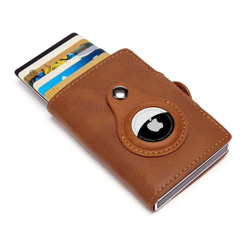 AIRTAG LEATHER WALLET – RECEIVE WATCH &amp; BRACELET