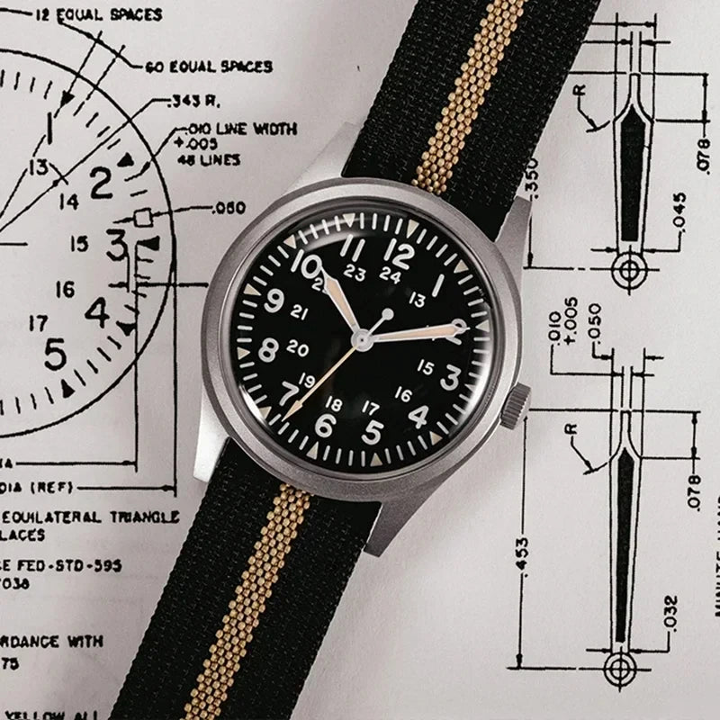 Military 2035 Watch — Timeless Elegance Meets Rugged Durability