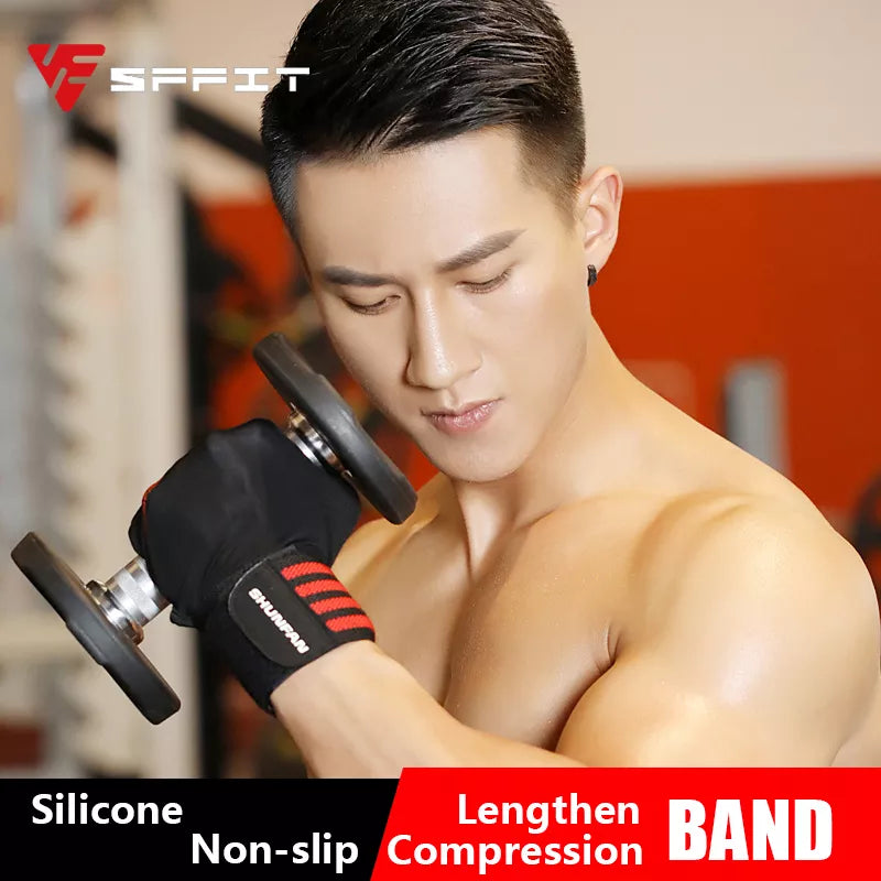 GripMaster Red Fitness Gloves
