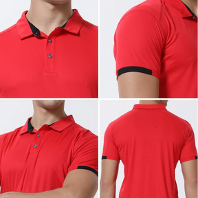 Men’s Casual Sports Quick-Dry Short-Sleeve Polo Shirt