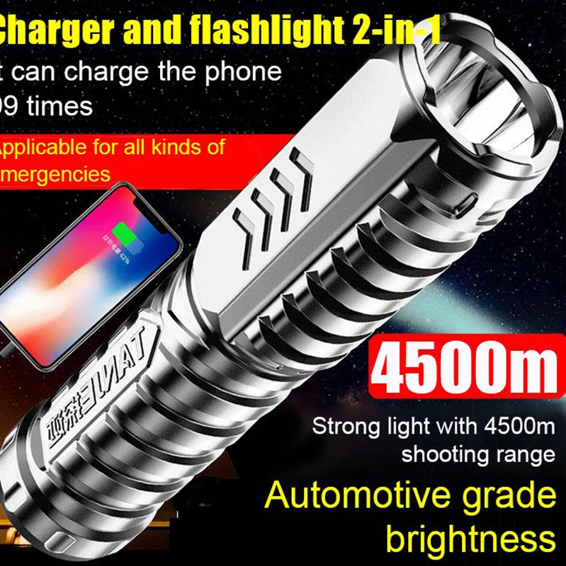 Multifunctional Rechargeable Flashlight