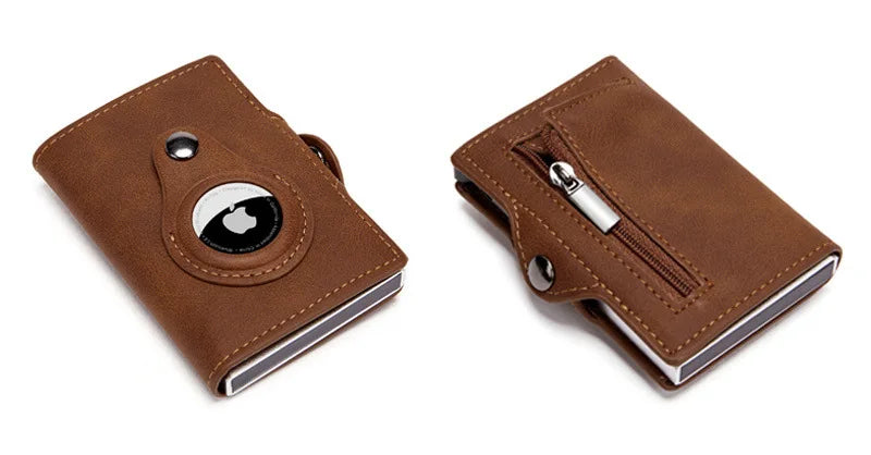 AIRTAG LEATHER WALLET – RECEIVE WATCH &amp; BRACELET