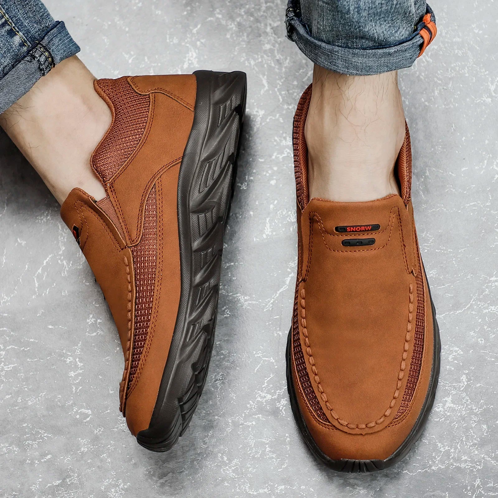 Men’s Leather Casual Loafers – Effortless Comfort and Style