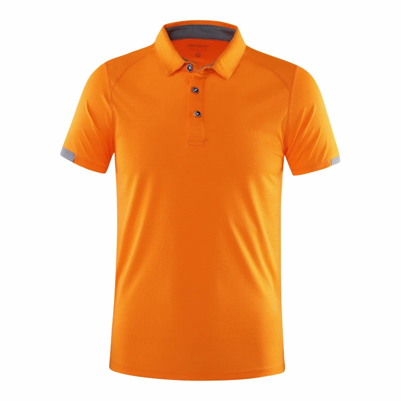 Men’s Casual Sports Quick-Dry Short-Sleeve Polo Shirt