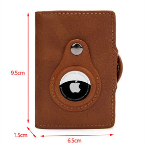 AIRTAG LEATHER WALLET – RECEIVE WATCH &amp; BRACELET