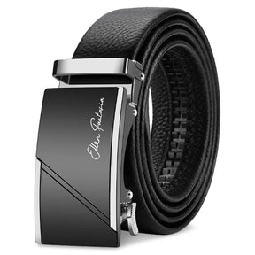 Men’s Genuine Leather Belt with Adjustable Automatic Buckle