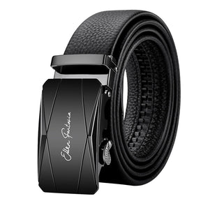 Men’s Genuine Leather Belt with Adjustable Automatic Buckle