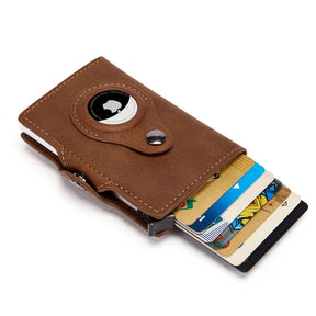 AIRTAG LEATHER WALLET – RECEIVE WATCH &amp; BRACELET