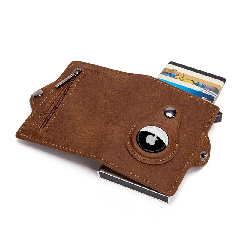AIRTAG LEATHER WALLET – RECEIVE WATCH &amp; BRACELET