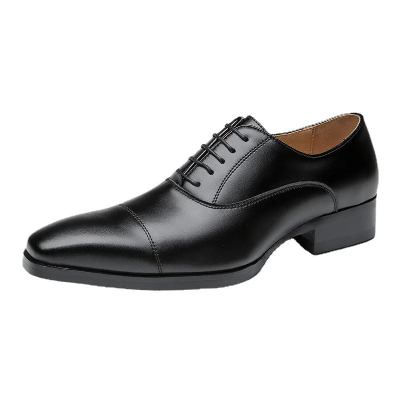 Men’s Genuine Leather Derby Shoes – Timeless Elegance